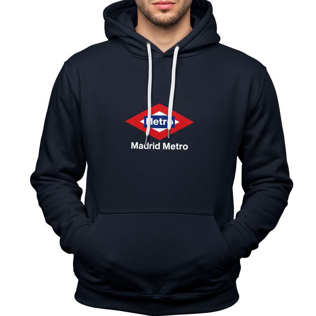Madrid Metro Unisex Hoodie